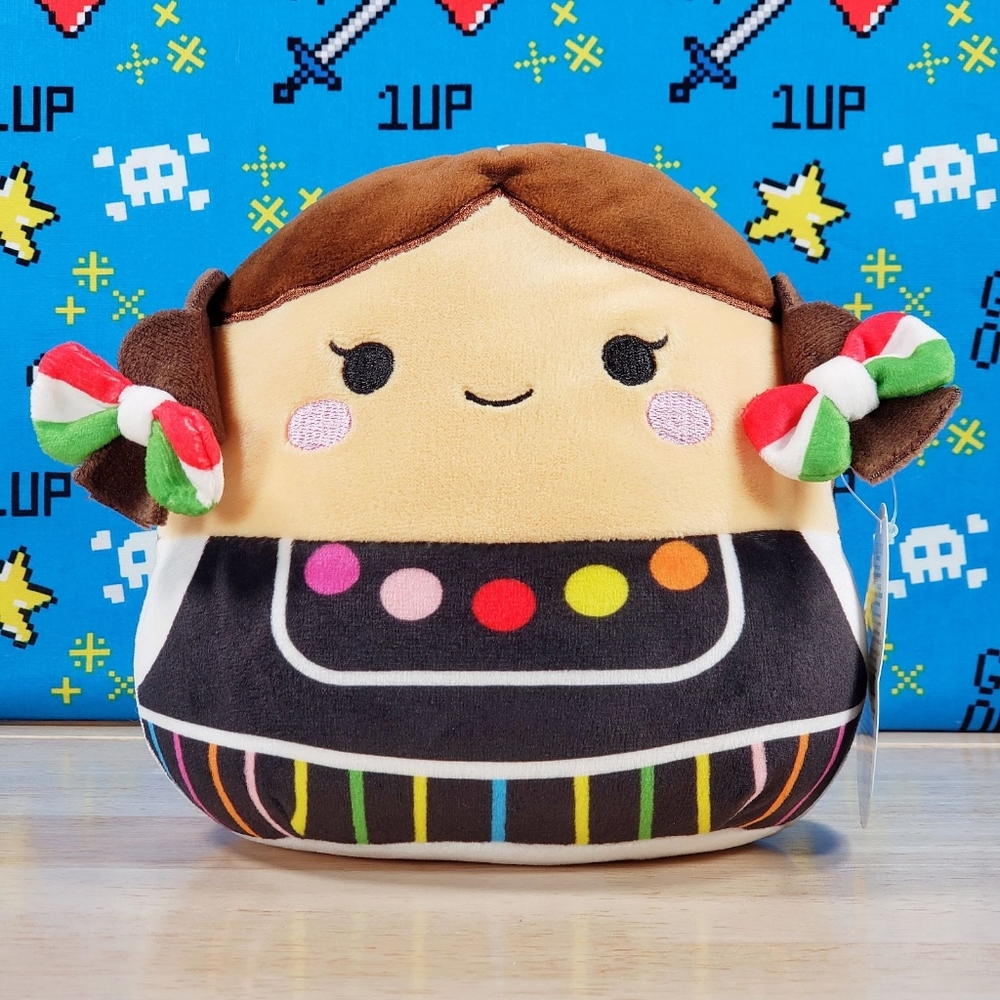 Squishmallow Mariachi Girl 7" UltraSoft Stuffed Mexican Holiday Plush Toy NWT